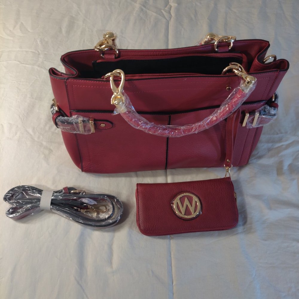 MKF Collection by Mia K. Farrow Tenna Satchel Bag